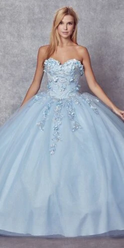 Juliet 1435 A-Line Ball Quinceanera Gown(A Line Ball Quinceanera Gown By Juliet 1435)