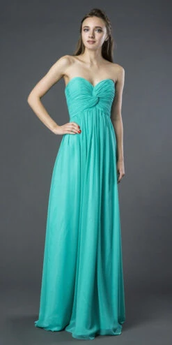 J&J Fashion 1481 Sweetheart Neckline Long Formal Dress(Sweetheart Neckline Long Formal Dress Jade)