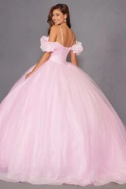 Juliet JT1487H Cold Shoulder Quinceanera Ball Gown(Juliet Jt1487h Cold Shoulder Quinceanera Ball Gown) -Discount Dress Shops 1487HBABYPINK 8 1
