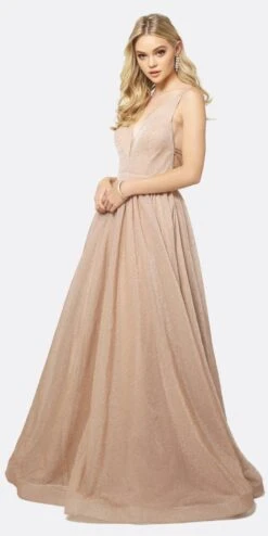 Juliet 201 Plunging V-Neckline Long Glitter Dress A-Line(Plunging V Neckline Long Glitter Prom Dress Navy Blue A Line) -Discount Dress Shops 201 juliet champagne e1efad66 db19 4059 b4cd bf7bd64ab83a
