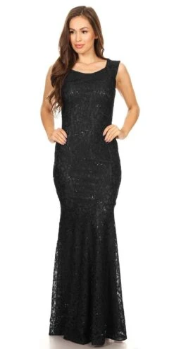 Eureka 2072 Sleeveless Lace Sequins Fit And Flare Gown(Sleeveless Lace Sequins Fit And Flare Evening Gown Blush Floor Length) -Discount Dress Shops 2072 eureka fashion black b10ef878 1d81 45d7 aa77 5b2febdc5954