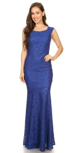 Eureka 2072 Sleeveless Lace Sequins Fit And Flare Gown(Sleeveless Lace Sequins Fit And Flare Evening Gown Blush Floor Length) -Discount Dress Shops 2072 eureka fashion royal blue 028d2a29 f602 45a5 8088 21812b7a2918