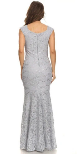 Eureka 2072 Sleeveless Lace Sequins Fit And Flare Gown(Sleeveless Lace Sequins Fit And Flare Evening Gown Blush Floor Length) -Discount Dress Shops 2072 eureka silver dress back 76cc7ea6 eed0 4d55 aa6a d975c823d2dc