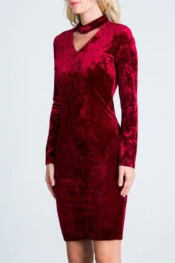 La Scala 24729 Cut Out V-Neckline Short Cocktail Dress Long Sleeves(La Scala 24729 Cut Out V Neckline Short Cocktail Dress Long Sleeves) -Discount Dress Shops 24729 la scala burgundy zoom cc0177b5 213f 445f b4a2 ab3acb09ab62