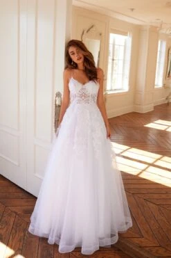 Juliet JT2482SW Floor Length A-Line Lace/Tulle Wedding Ball Gown(Juliet Jt2482sw Floor Length A Line Lace Tulle Wedding Ball Gown) 20 Juliet JT2482SW Floor Length A-Line Lace/Tulle Wedding Ball Gown(Juliet Jt2482sw Floor Length A Line Lace Tulle Wedding Ball Gown) -Discount Dress Shops 2482OFFWHITE0082