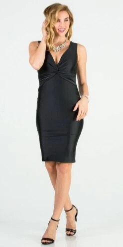 La Scala 25196 Bodycon V-Neck Short Cocktail Dress Sleeveless(La Scala 25196 V Neck Short Cocktail Dress Sleeveless) -Discount Dress Shops 25196 la scala black full d0547a03 794e 4242 8a0f 52d57a8321d3