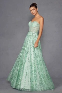 Juliet JT2547S Strapless Sweetheart A-Line Mint Gown(Juliet Jt2547s Strapless Sweetheart A Line Mint Gown) 12 Juliet JT2547S Strapless Sweetheart A-Line Mint Gown(Juliet Jt2547s Strapless Sweetheart A Line Mint Gown) -Discount Dress Shops 2547SMINTGREEN 4