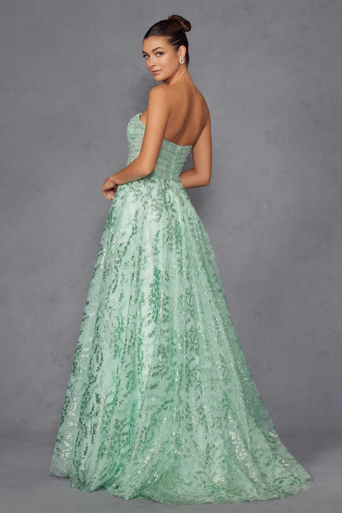 Juliet JT2547S Strapless Sweetheart A-Line Mint Gown(Juliet Jt2547s Strapless Sweetheart A Line Mint Gown) 7 Juliet JT2547S Strapless Sweetheart A-Line Mint Gown(Juliet Jt2547s Strapless Sweetheart A Line Mint Gown) - Image 7