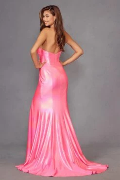 Juliet JT2579H Strapless Sweetheart Iridescent Prom Gown(Juliet Jt2579h Strapless Sweetheart Iridescent Prom Gown) -Discount Dress Shops 2579HHOTPINK 5