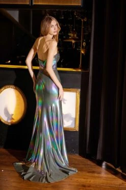 Juliet JT2579H Strapless Sweetheart Iridescent Prom Gown(Juliet Jt2579h Strapless Sweetheart Iridescent Prom Gown) -Discount Dress Shops 2579HPEACOCK0082