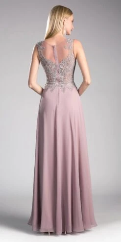 Cinderella Divine 2635 A-Line Chiffon Gown Lace Embellished Bodice(Cinderella Divine 2635 A Line Chiffon Peach Gown Lace Embellished Bodice) -Discount Dress Shops 2635 CD0118 cinderella divine mocha back 7ba9758c 588b 49b7 9b40 366f1805d5d8