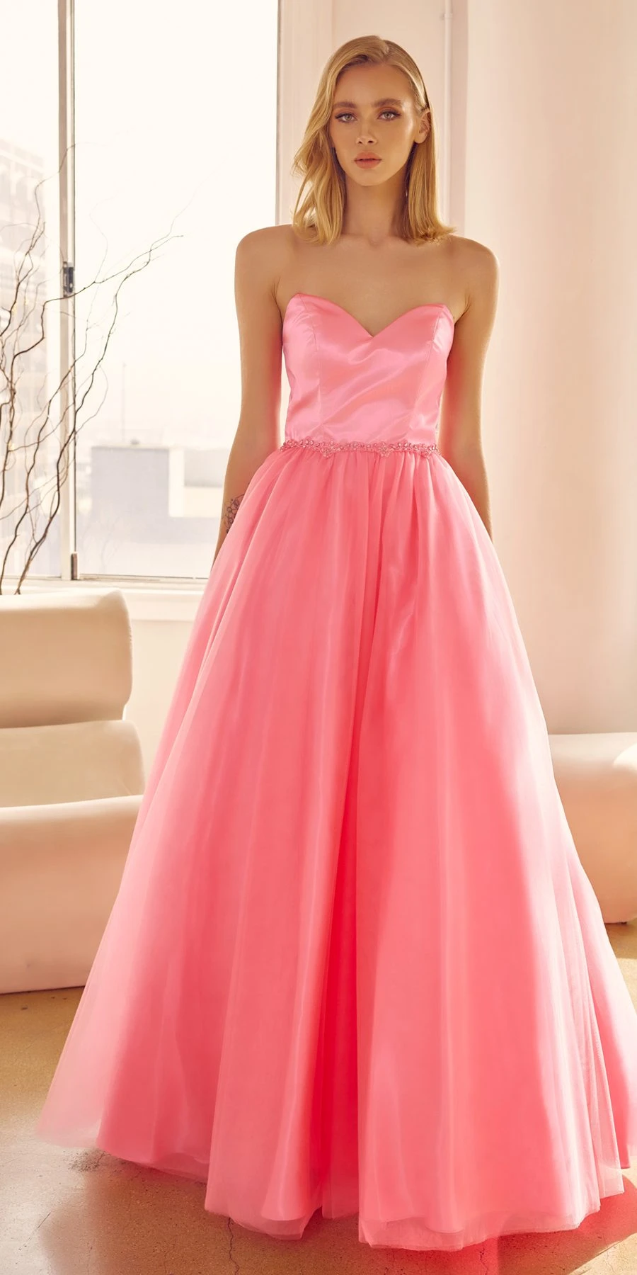 Juliet 265 Strapless A-Line Ball Gown Beaded Belt(Strapless A Line Ball Gown Beaded Belt By Juliet 265) 14 Juliet 265 Strapless A-Line Ball Gown Beaded Belt(Strapless A Line Ball Gown Beaded Belt By Juliet 265) - Image 14