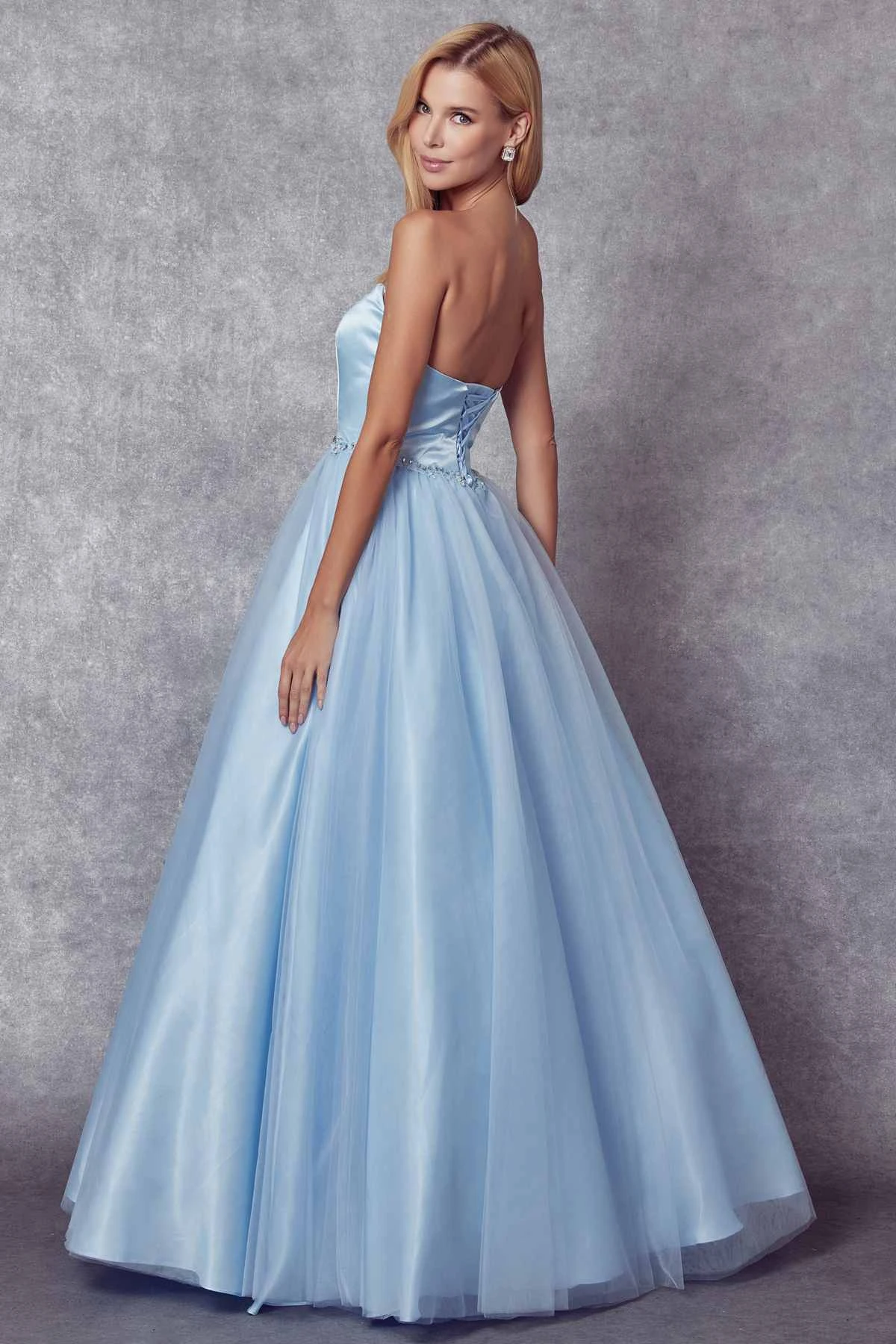 Juliet 265 Strapless A-Line Ball Gown Beaded Belt(Strapless A Line Ball Gown Beaded Belt By Juliet 265) 12 Juliet 265 Strapless A-Line Ball Gown Beaded Belt(Strapless A Line Ball Gown Beaded Belt By Juliet 265) - Image 12