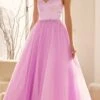 Juliet 265 Strapless A-Line Ball Gown Beaded Belt(Strapless A Line Ball Gown Beaded Belt By Juliet 265)