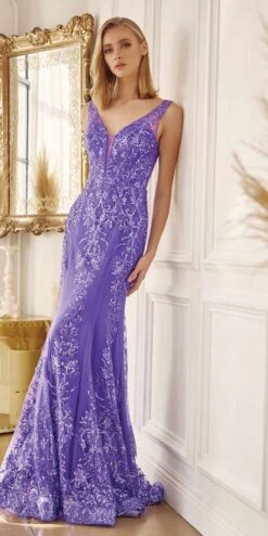 Juliet 277 Fancy Glitter Design Tulle Mermaid Dress(Fancy Glitter Design Tulle Mermaid Prom Dress By Juliet 277)