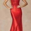 Juliet 296 Floor Length Embroidered Bodice Plunging Neck Prom Dress(Juliet 296 Floor Length Embroidered Bodice Plunging Neck Prom Dress)