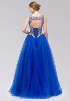 Eureka 3188 Cut-Out Back Embroidered Quinceanera Dress(Cut Out Back Embroidered Quinceanera Dress Blush) -Discount Dress Shops 3188 eureka royal blue back eddf215c 8f7e 4a66 af87 9f962de686a5