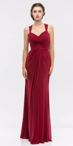 Eureka 3440 Ruched Sweetheart Neckline Long Dress(Ruched Sweetheart Neckline Floor Length Bridesmaids Dress Silver) -Discount Dress Shops 3440 eureka burgundy dress 6f97978c b8b9 4ae6 bd3a 8e121325bdbd