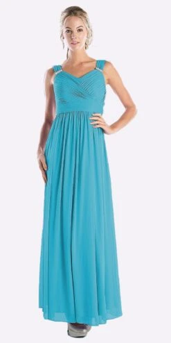 CLEARANCE - Cinderella Divine 3984 Long Chiffon Dress Sleeveless (Size XL)(Clearance Cinderella Divine 3984 Long Chiffon Dress Sleeveless Size Xl)