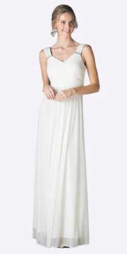 CLEARANCE - Cinderella Divine 3984 Long Chiffon Dress Sleeveless (Size XL)(Clearance Cinderella Divine 3984 Long Chiffon Dress Sleeveless Size Xl) -Discount Dress Shops 3984 cinderella divine off white 2bfa98b9 9d70 4dae 9b1f dd51e62685e4