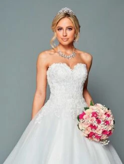 DeKlaire Bridal 449 A-Line Ball Gown Wedding Dress(Deklaire Bridal 449 A Line Ball Gown Wedding Dress) -Discount Dress Shops 449 3