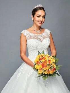 DeKlaire Bridal 463 Floor Length A-Line Ball Wedding Gown(Deklaire Bridal 463 Floor Length A Line Ball Wedding Gown) -Discount Dress Shops 463 3