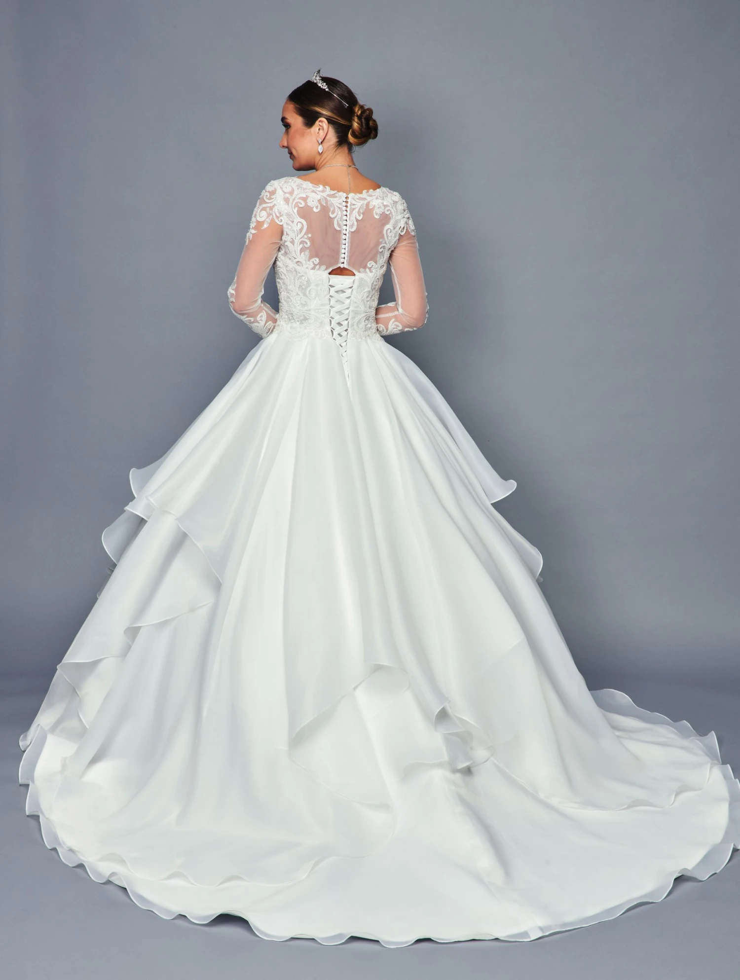 DeKlaire Bridal 466 Floor Length A-Line Ball Wedding Gown Chapel Train(Deklaire Bridal 466 Floor Length A Line Ball Wedding Gown Chapel Train) 2 DeKlaire Bridal 466 Floor Length A-Line Ball Wedding Gown Chapel Train(Deklaire Bridal 466 Floor Length A Line Ball Wedding Gown Chapel Train) - Image 2