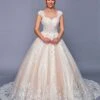 DeKlaire Bridal 479 Cap Sleeve Princess A-Line Wedding Ball Gown(Deklaire Bridal 479 Cap Sleeve Princess A Line Wedding Ball Gown)