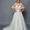DeKlaire Bridal 488 Wedding Dress A-Line Shawl Covering(Deklaire Bridal 488 Wedding Dress A Line Shawl Covering)