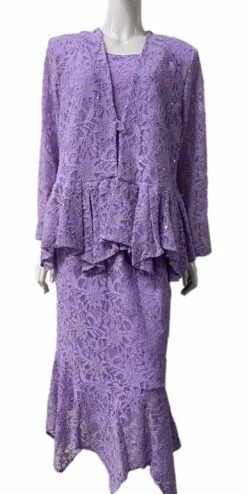 Hosanna 5084 Plus Size 3 Piece Set Tea Length Dress(Hosanna 5084 Plus Size 3 Piece Set Black Tea Length Dress) -Discount Dress Shops 5084 hosanna lilac f26e91dd 77a7 42bf b095 0c7b5617a89c