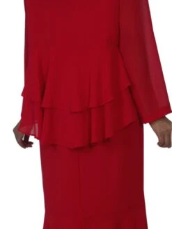 Hosanna 5557 Plus Size 3-Piece Set Tea Length Dress(Hosanna 5557 Plus Size 3 Piece Set Tea Length Dress) -Discount Dress Shops 5103 hosanna red back 6e9b3c7b a147 4cf3 b18d ef507fc2c011