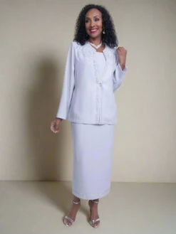 Hosanna 5572 Modest 3-Piece Set Ankle Length Dress(Hosanna 5572 Modest 3 Piece Set Ankle Length Dress)