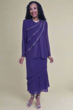 Hosanna 5573 Modest 3-Piece Outfit Set Ankle Length(Hosanna 5573 Modest 3 Piece Outfit Set Ankle Length) -Discount Dress Shops 5573 hosanna purple d936c1da 9c47 4697 b72e cbe264d953a9