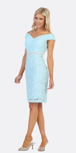Celavie 6333 Off-the-Shoulder Cocktail Dress Embellished Waist(Baby Blue Off The Shoulder Cocktail Dress Embellished Waist) -Discount Dress Shops 6333 celavie baby blue left bf29affb 7342 4f3a 9f7c 48b025ac5d2d