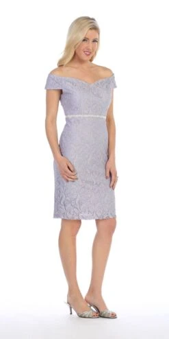 Celavie 6333 Off-the-Shoulder Cocktail Dress Embellished Waist(Baby Blue Off The Shoulder Cocktail Dress Embellished Waist) -Discount Dress Shops 6333S celavie silver right side 3ec92f49 88a8 4aae a61e ed530704b3f1