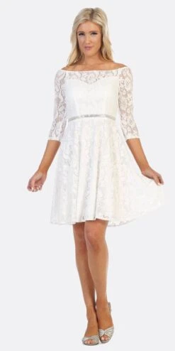 CLEARANCE - Celavie 6343S Off-the-Shoulder Short Lace A-Line Dress (Size XL)(Clearance Celavie 6343s Off The Shoulder Short Lace A Line Dress Size Xl) 8 CLEARANCE - Celavie 6343S Off-the-Shoulder Short Lace A-Line Dress (Size XL)(Clearance Celavie 6343s Off The Shoulder Short Lace A Line Dress Size Xl) -Discount Dress Shops 6343S celavie off white 620198ba d8fc 499c a9ed a44a4b18c9b1