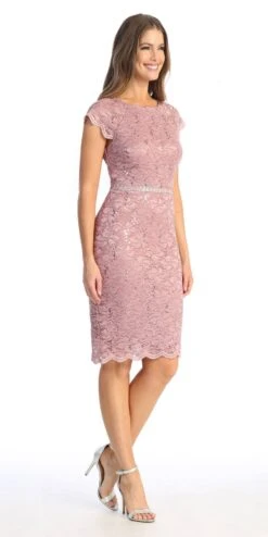 Celavie 6372S Beaded Waist Short Cocktail Dress(Beaded Waist Short Wedding Guest Dress Black) 22 Celavie 6372S Beaded Waist Short Cocktail Dress(Beaded Waist Short Wedding Guest Dress Black) -Discount Dress Shops 6372 SMauveR