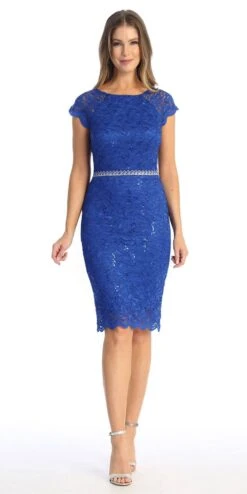 Celavie 6372S Beaded Waist Short Cocktail Dress(Beaded Waist Short Wedding Guest Dress Black) 32 Celavie 6372S Beaded Waist Short Cocktail Dress(Beaded Waist Short Wedding Guest Dress Black) -Discount Dress Shops 6372 SRoyal