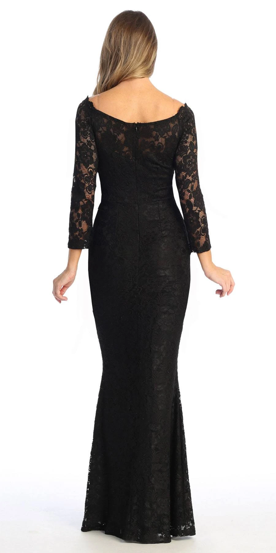 Celavie 6390L Off-Shoulder Long Formal Dress Beaded Waist(Off Shoulder Long Formal Dress Beaded Waist Mauve) 9 Celavie 6390L Off-Shoulder Long Formal Dress Beaded Waist(Off Shoulder Long Formal Dress Beaded Waist Mauve) - Image 9