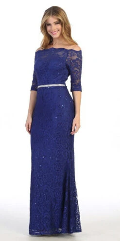 Celavie 6390L Off-Shoulder Long Formal Dress Beaded Waist(Off Shoulder Long Formal Dress Beaded Waist Mauve) 14 Celavie 6390L Off-Shoulder Long Formal Dress Beaded Waist(Off Shoulder Long Formal Dress Beaded Waist Mauve) -Discount Dress Shops 6390L royal