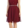 CLEARANCE - Celavie 6394-S Embellished Waist Short Sleeve Dress (Size 2XL)(Clearance Celavie 6394 S Embellished Waist Short Sleeve Dress Size 2xl)