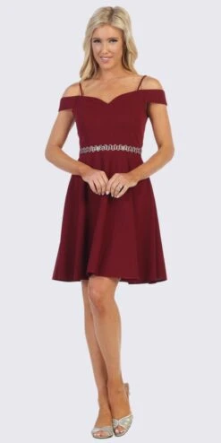 Celavie 6395-S Knee Length Cold Shoulder A-Line Cocktail Dress(Knee Length Cold Shoulder Burgundy A Line Dress) 17 Celavie 6395-S Knee Length Cold Shoulder A-Line Cocktail Dress(Knee Length Cold Shoulder Burgundy A Line Dress) -Discount Dress Shops 6395s celavie burgundy 676a0460 6665 413a 8535 cf3419ef8bc4