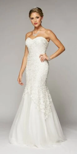 Juliet 644 Sweetheart Neckline Mermaid Style Prom Gown(Juliet 644 Sweetheart Neckline Bead Applique Mermaid Style Prom Gown Red) -Discount Dress Shops 644 juliet dress off white 8c1eeaf0 1ad2 4d61 a95c 3fe48989159e