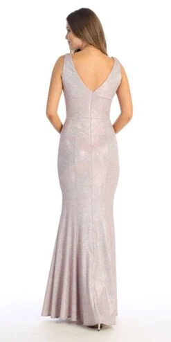 Celavie 6483-L V-Neck Sleeveless Mermaid Long Dress(V Neck Dark Royal Blue Sleeveless Mermaid Long Formal Dress) 29 Celavie 6483-L V-Neck Sleeveless Mermaid Long Dress(V Neck Dark Royal Blue Sleeveless Mermaid Long Formal Dress) -Discount Dress Shops 6483 LRoseB