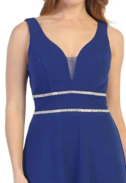 Celavie 6493L Sleeveless V-Neck And Back Long Dress(Sleeveless V Neck And Back Long Formal Dress Royal Blue) 12 Celavie 6493L Sleeveless V-Neck And Back Long Dress(Sleeveless V Neck And Back Long Formal Dress Royal Blue) -Discount Dress Shops 6493L celavie royal blue zoom 8159a176 0cd3 46f5 8736 e5a9ba51dd4f