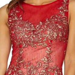 Juliet 656 Sleeveless Appliqued Mermaid Gown Godets And Train(Red Sleeveless Appliqued Mermaid Evening Gown With Godets And Train) -Discount Dress Shops 656 juliet red zoom aa9cb9e6 8495 44e3 a9d9 931b4958c9ee