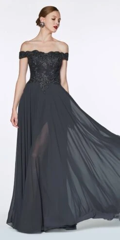 Cinderella Divine 7258W Off The Shoulder LongGown(Cinderella Divine 7258 Off White Off The Shoulder Long Bridesmaid Gown) -Discount Dress Shops 7258 cinderella divine black 2a93ee04 f380 41ea 9194 c7e93e99877d