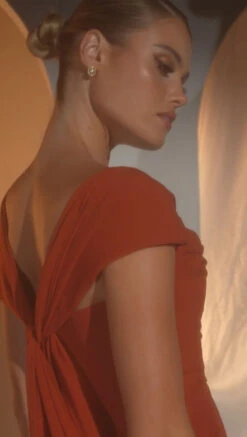 Ladivine 7433 Dress Versatile Tie Chiffon Strapless Bridesmaid Dress(Ladivine 7433 Dress Versatile Tie Chiffon Strapless Bridesmaid Dress) -Discount Dress Shops 7433 LADIVINE SIENNA ZOOM BACK