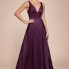 Cinderella Divine 7469 Long Satin Bridesmaid Dress A-Line V-Neckline(Cinderella Divine 7469 Long Burgundy Bridesmaid Dress A Line V Back)