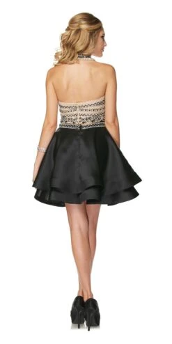 Juliet 777 Two-Piece Short Dress Halter Embellished Bodice(Two Piece Short Prom Dress Halter Embellished Bodice Black) 15 Juliet 777 Two-Piece Short Dress Halter Embellished Bodice(Two Piece Short Prom Dress Halter Embellished Bodice Black) -Discount Dress Shops 777 juliet black back 7bdf724b e6f1 4879 a116 5eac82110596